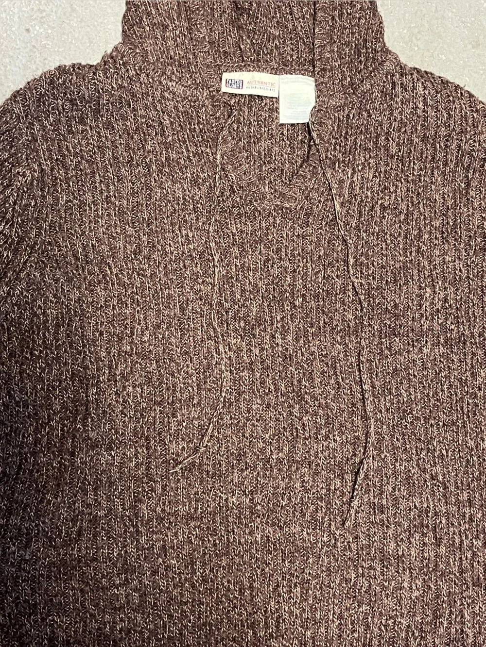 Vintage Faded Glory Sweater with Hoodie Sz Large